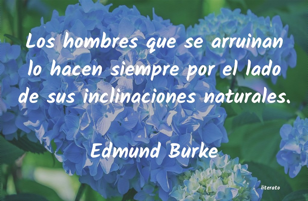 Frases de Edmund Burke