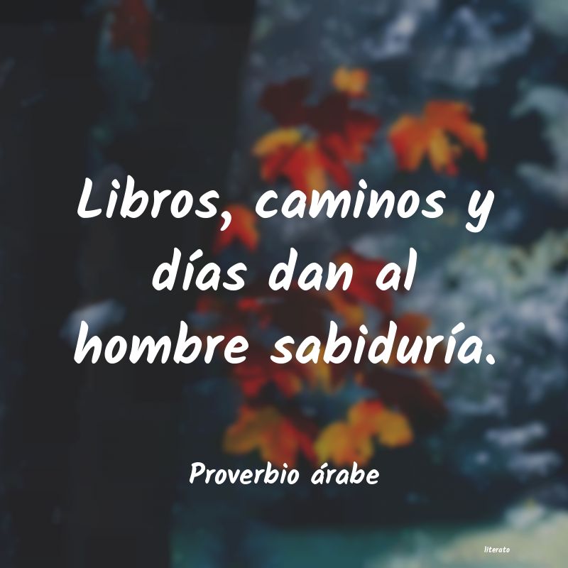 Frases de Proverbio árabe