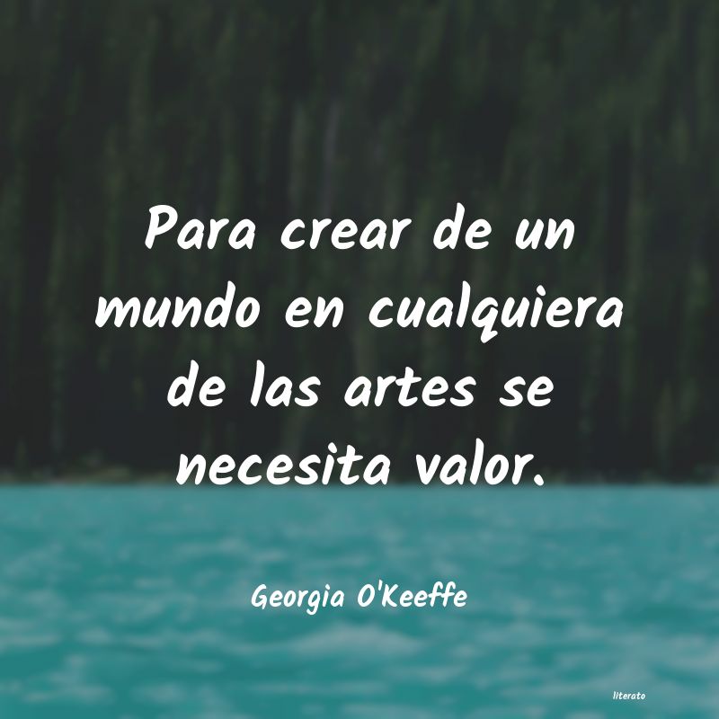 frases de Georgia O'Keeffe