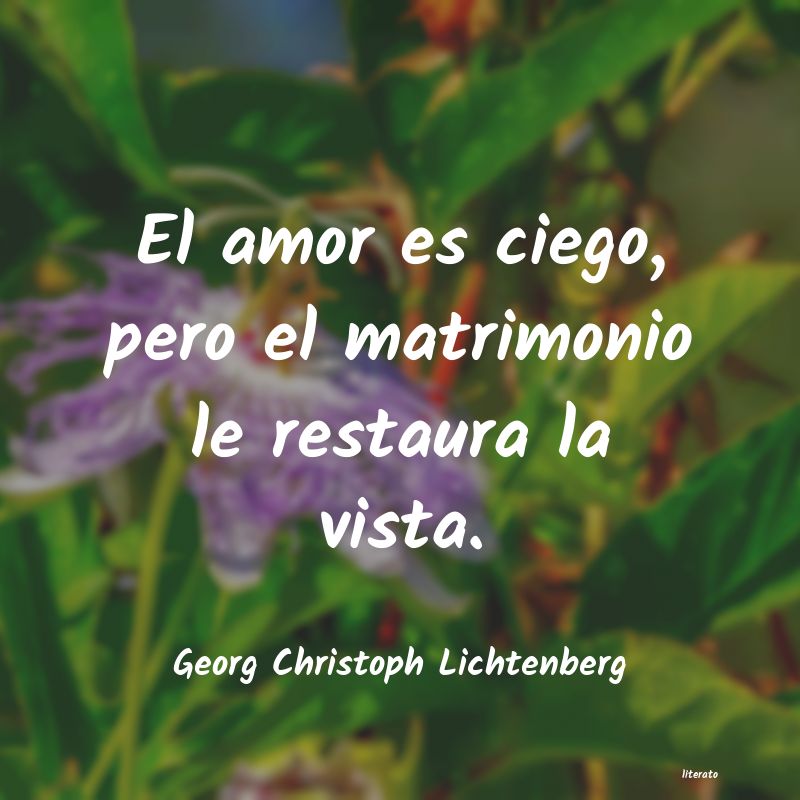 Frases de Georg Christoph Lichtenberg