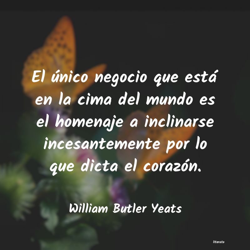 frases de William Butler Yeats