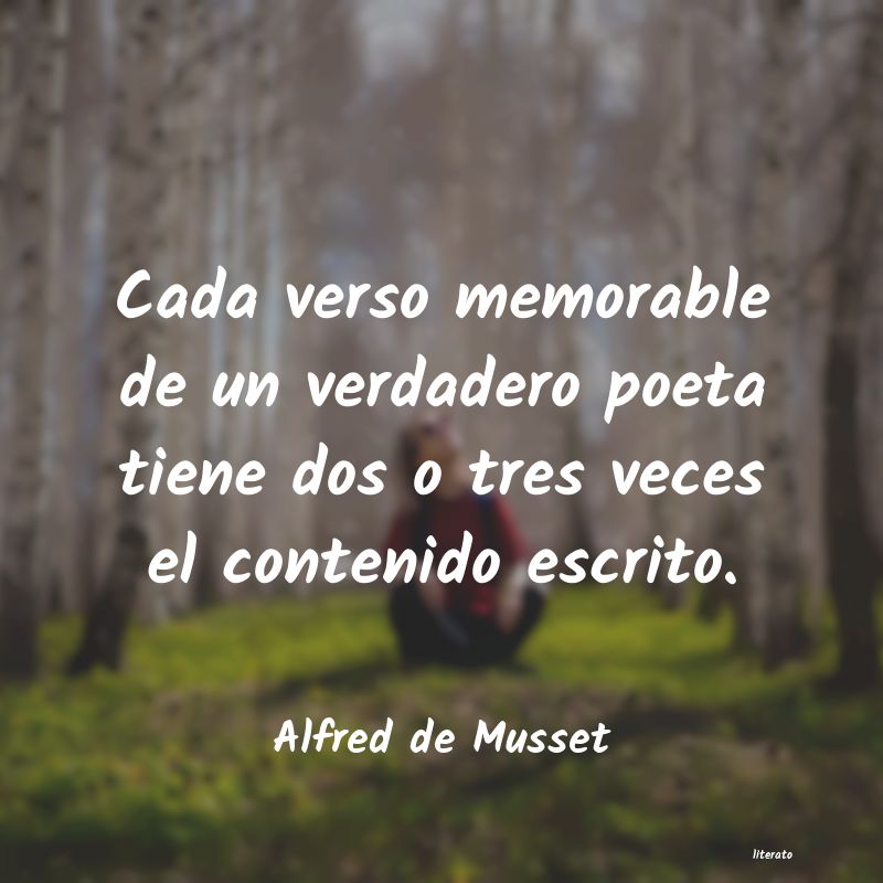 frases de Alfred de Musset