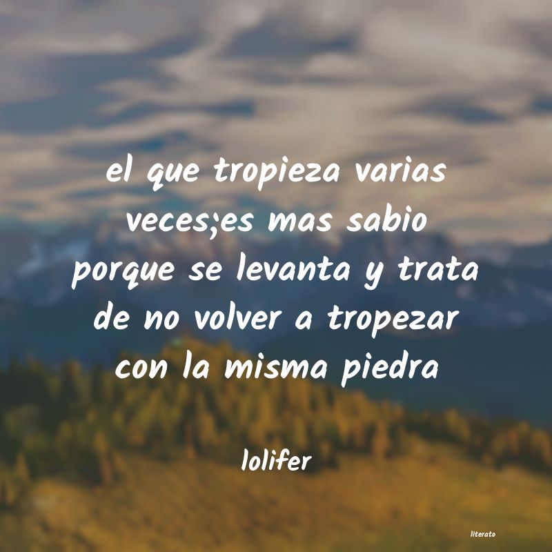 Frases de lolifer