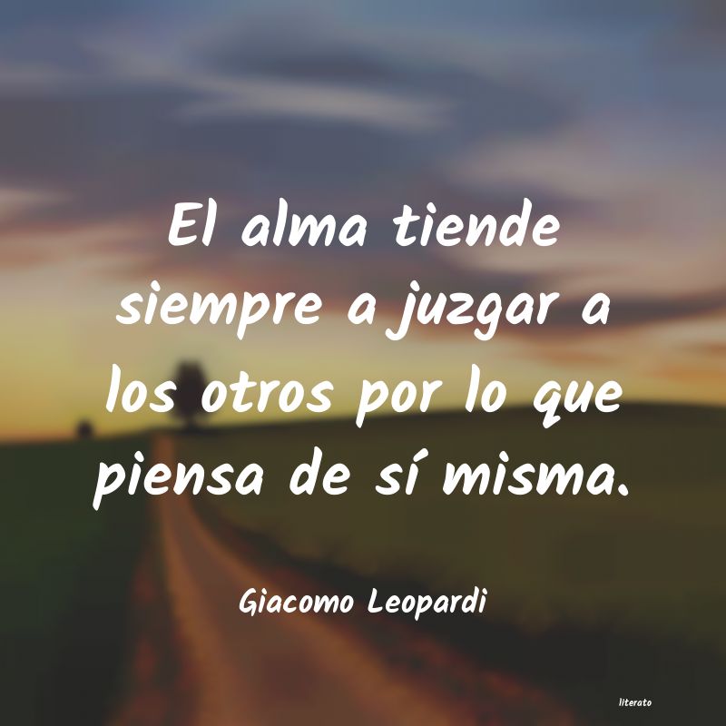 Frases de Giacomo Leopardi