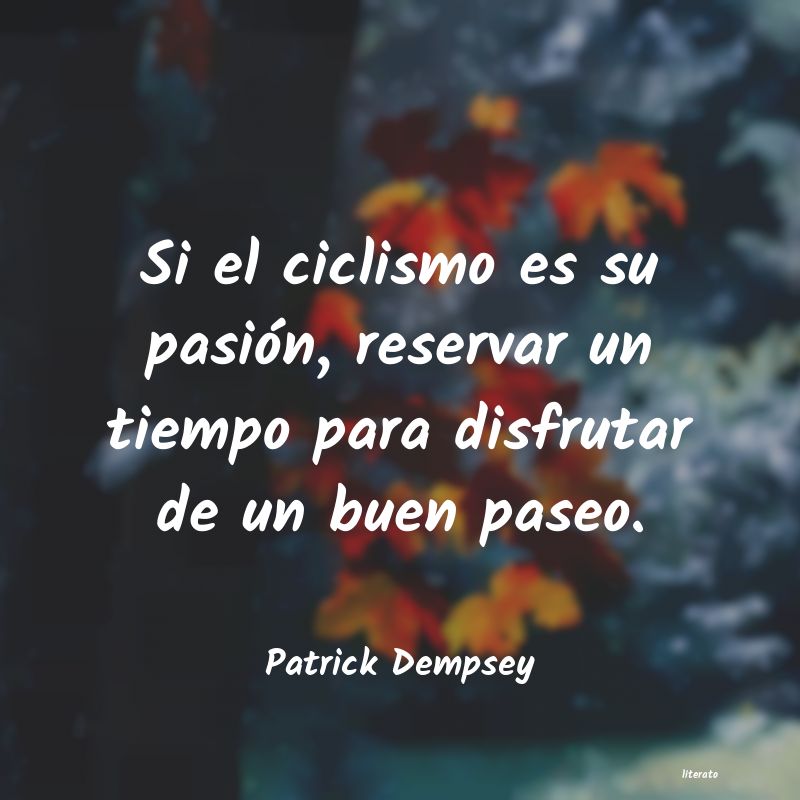 frases de Patrick Dempsey