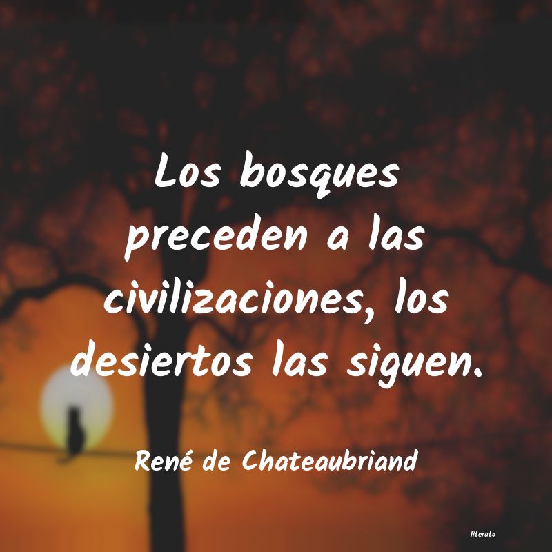 Frases de René de Chateaubriand