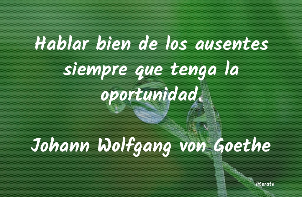 Frases de Johann Wolfgang von Goethe