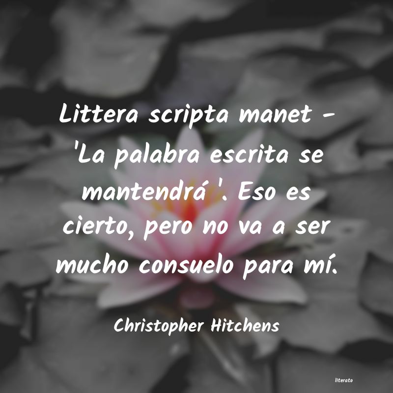 frases de Christopher Hitchens