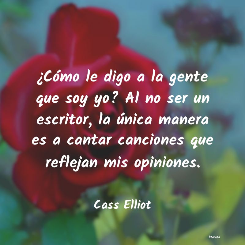 Frases de Cass Elliot