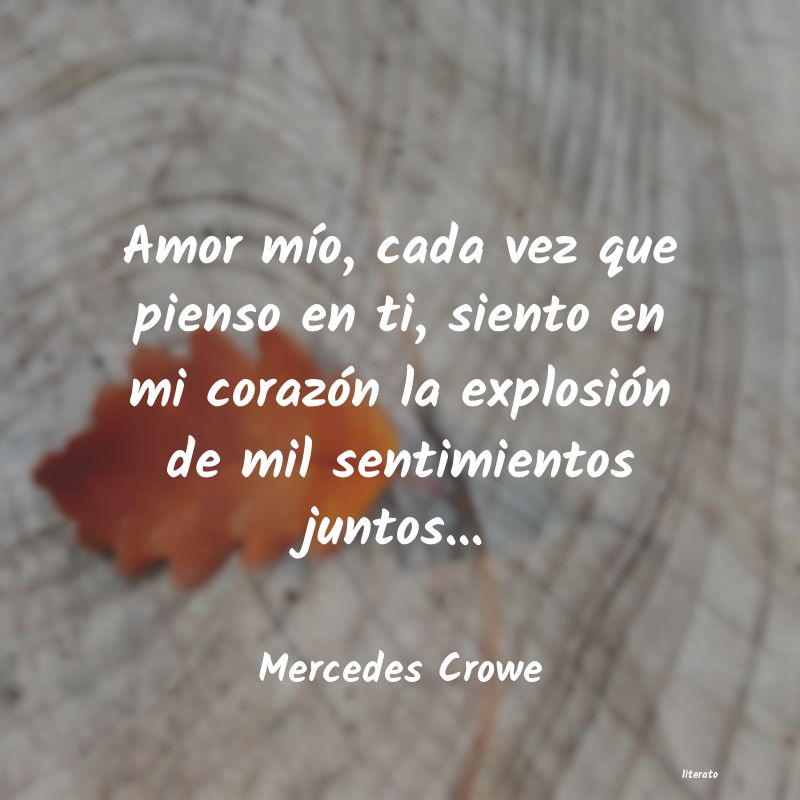 frases de Mercedes Crowe