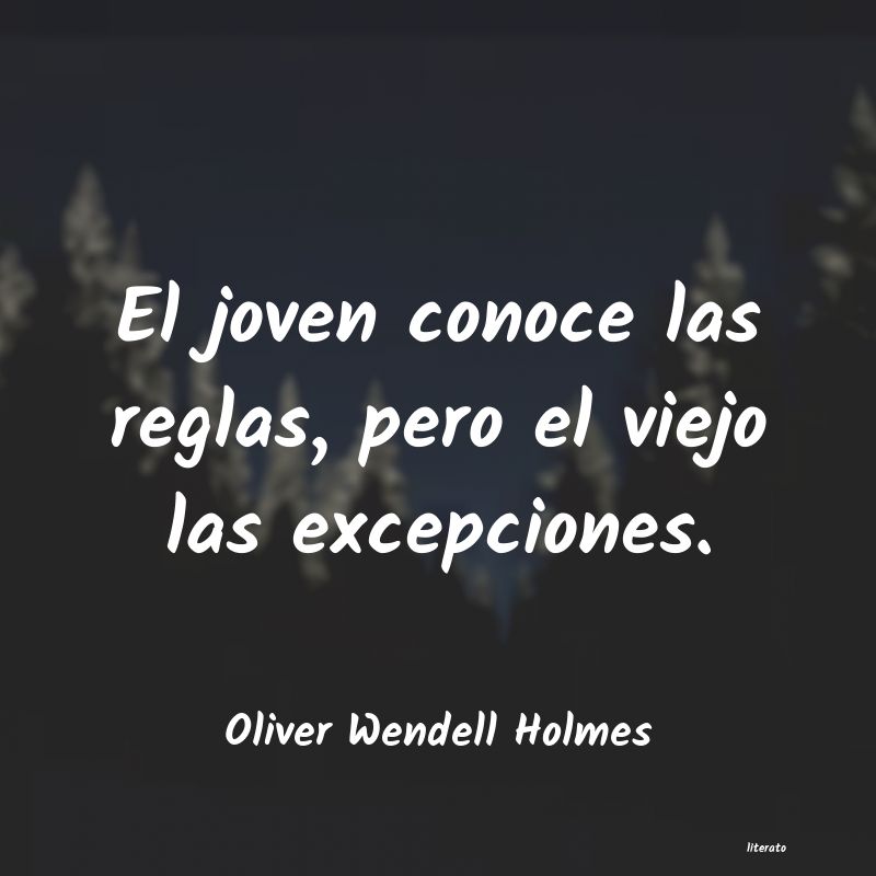 frases de Oliver Wendell Holmes