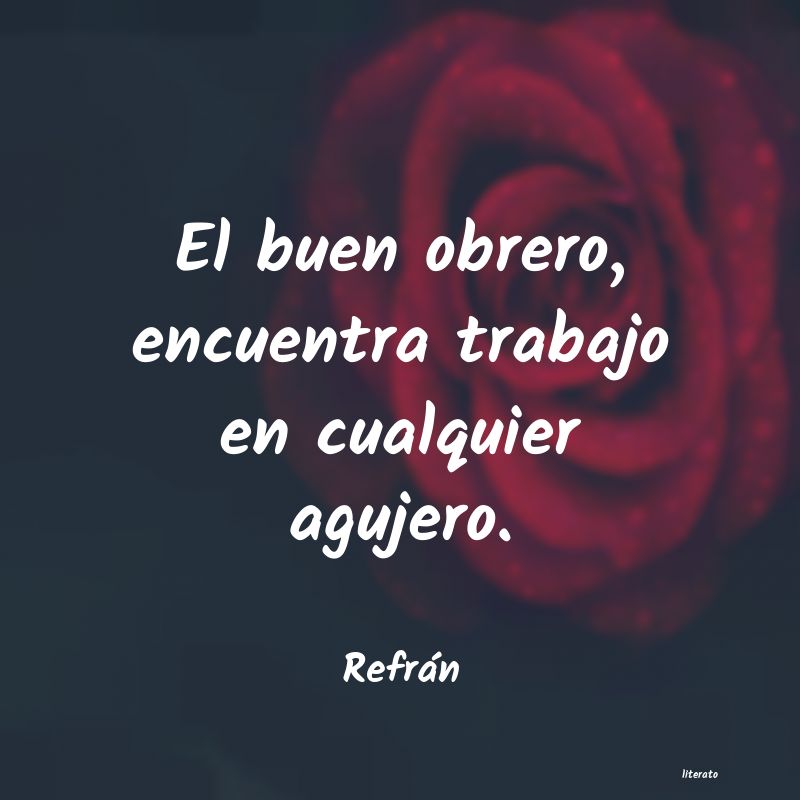 Frases de Refrán