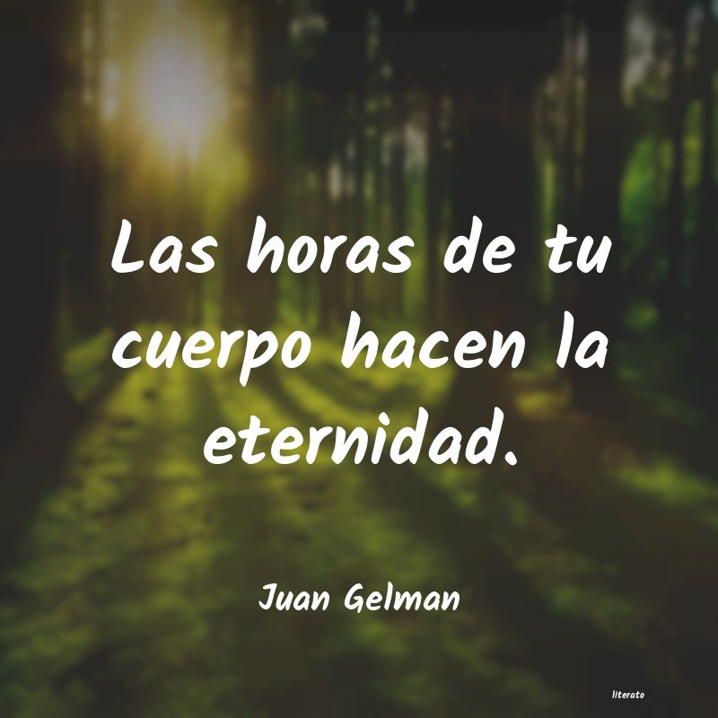 frases de Juan Gelman