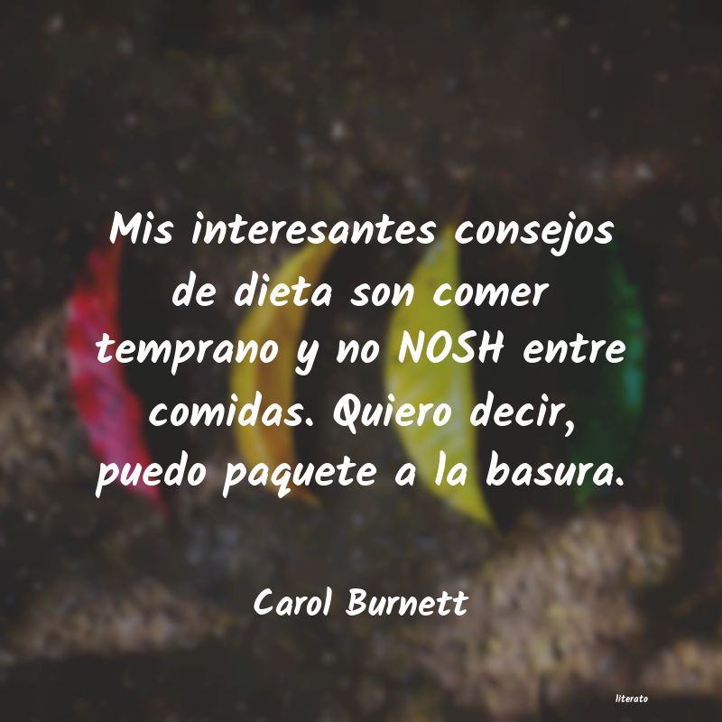 frases de Carol Burnett