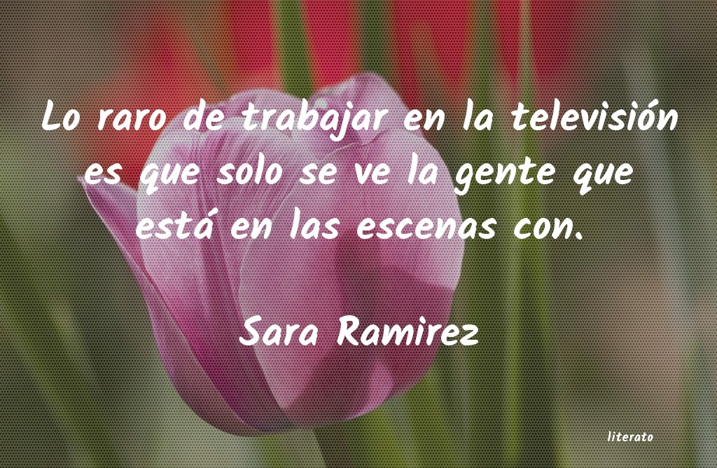 Frases de Sara Ramirez