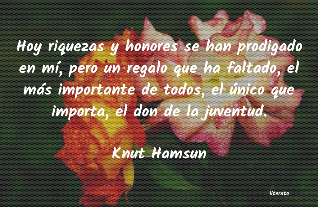 Frases de Knut Hamsun