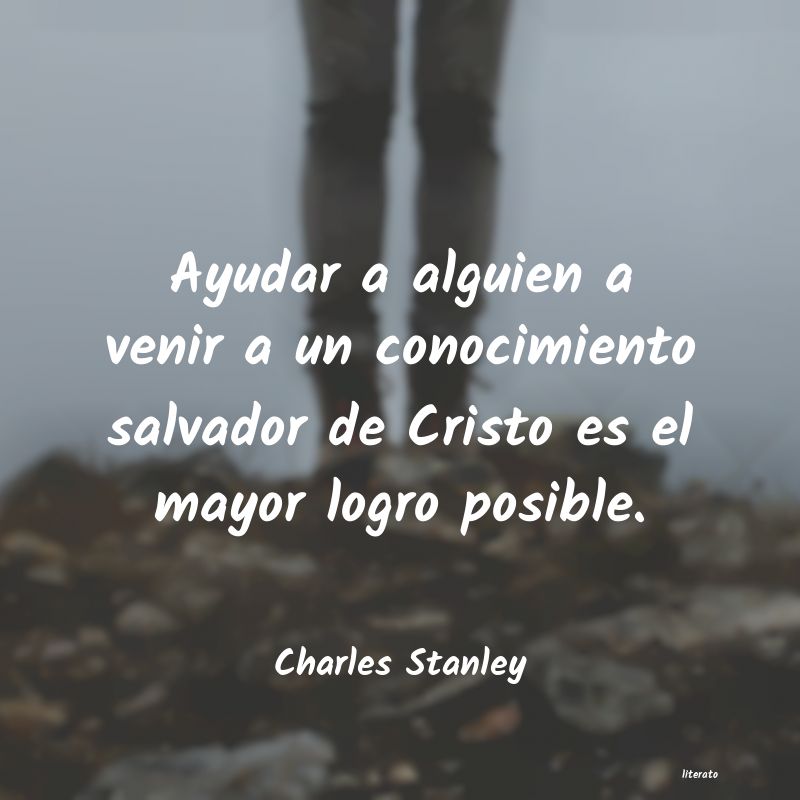 Frases de Charles Stanley