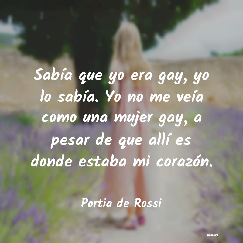 Frases de Portia de Rossi