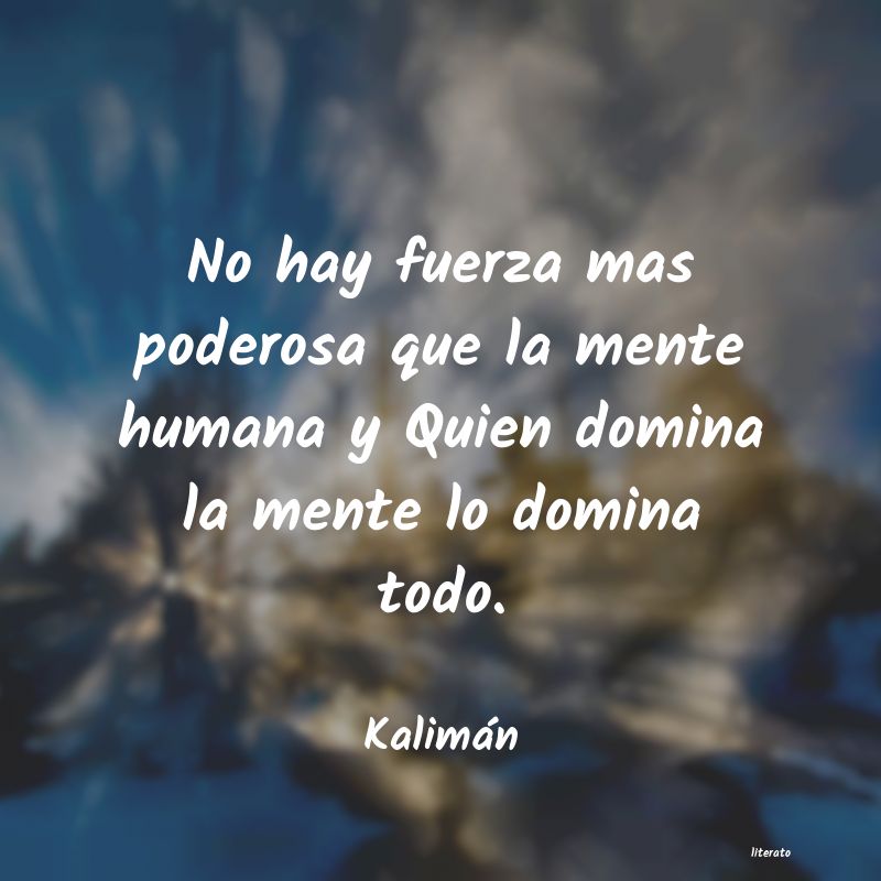 Frases de Kalimán