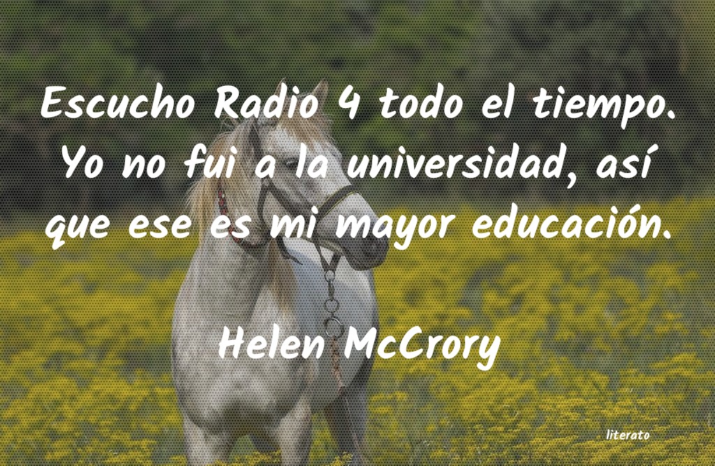 Frases de Helen McCrory