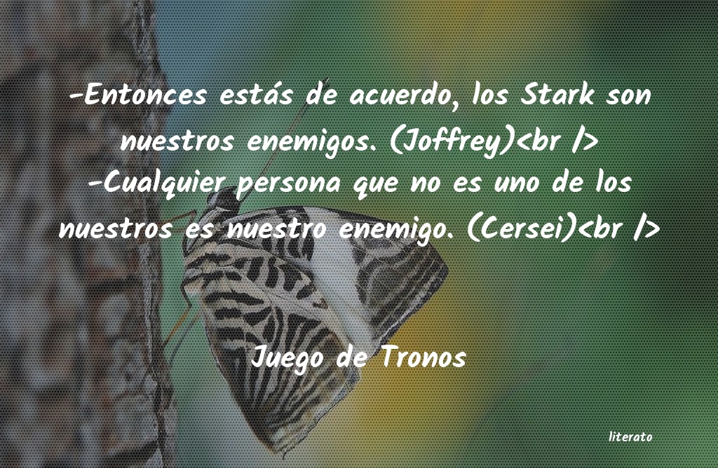 frases de Juego de Tronos