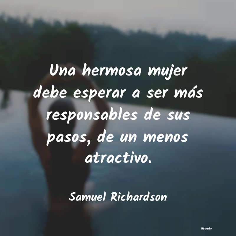 Frases de Samuel Richardson