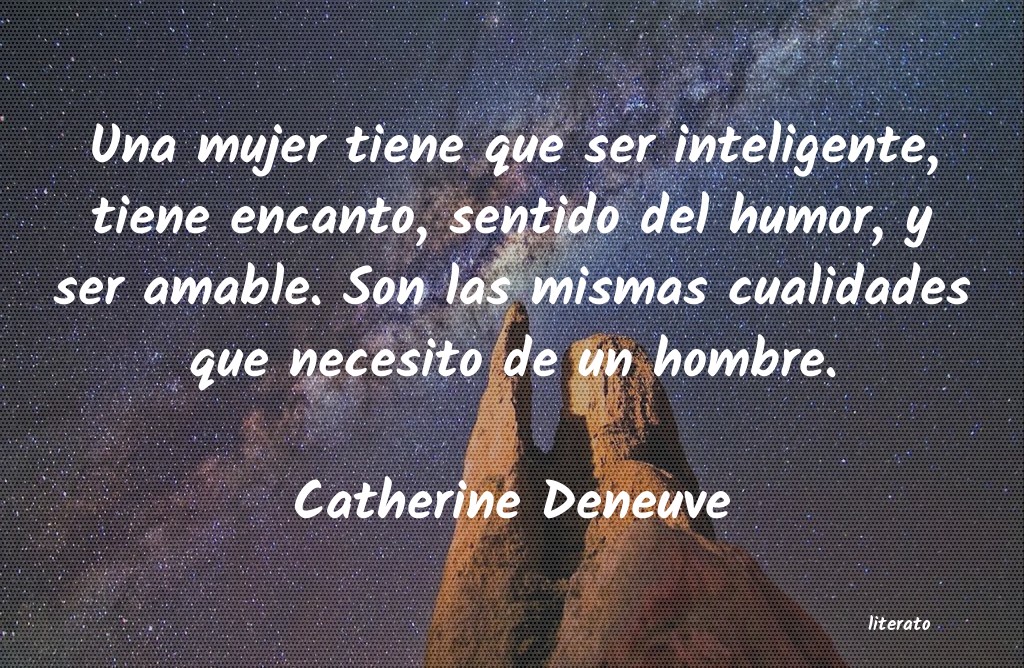 Frases de Catherine Deneuve