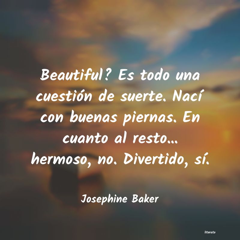 Frases de Josephine Baker