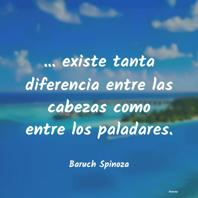 Frases de Baruch Spinoza