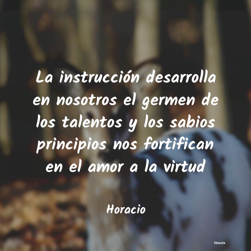frases de Horacio