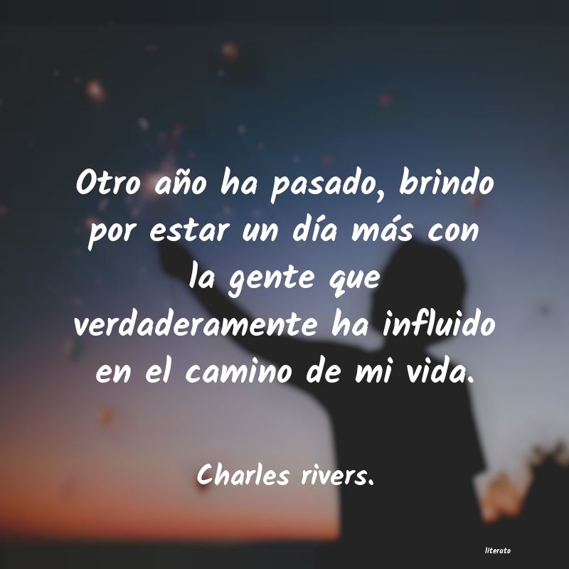 Frases de Charles rivers.