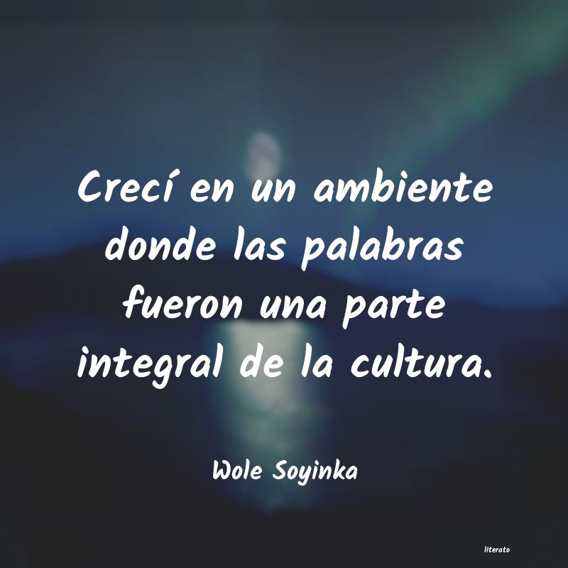 frases de Wole Soyinka