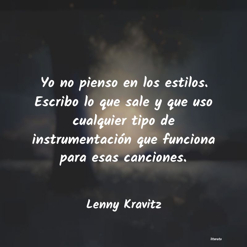 Frases de Lenny Kravitz
