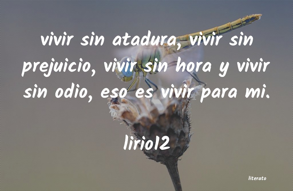 Frases de lirio12