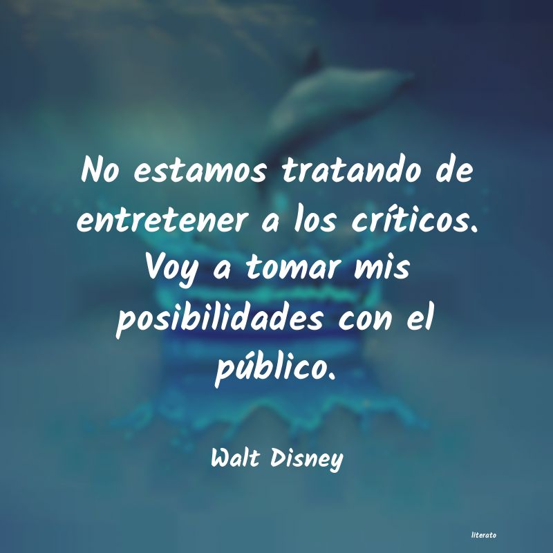 frases de Walt Disney