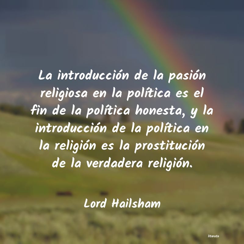 frases de Lord Hailsham