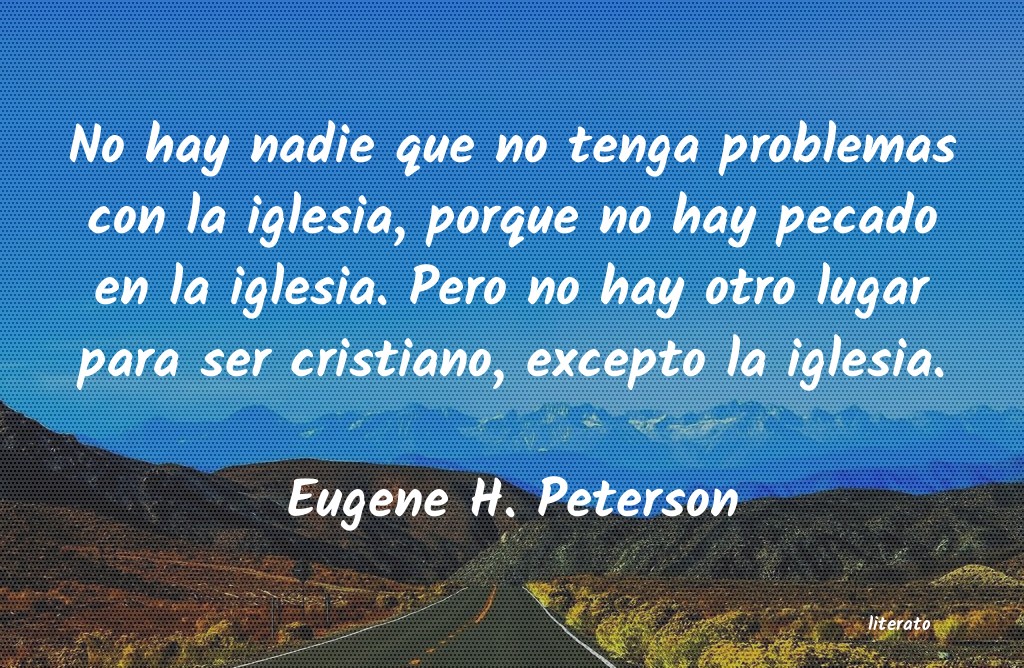 frases de Eugene H. Peterson