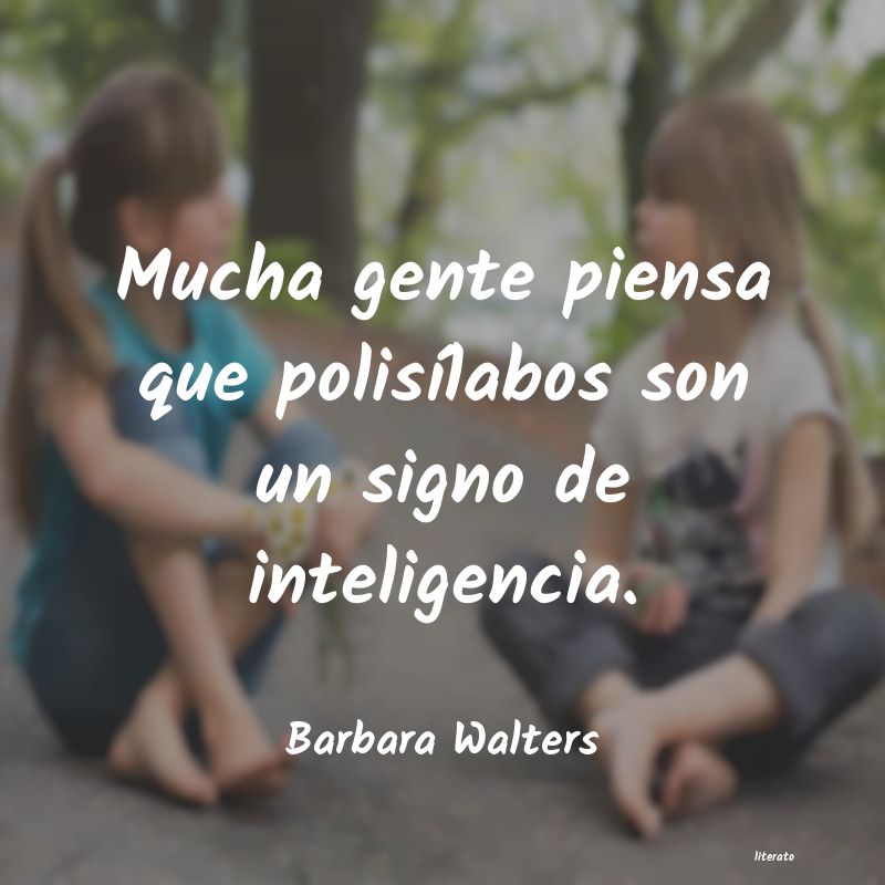 Frases de Barbara Walters