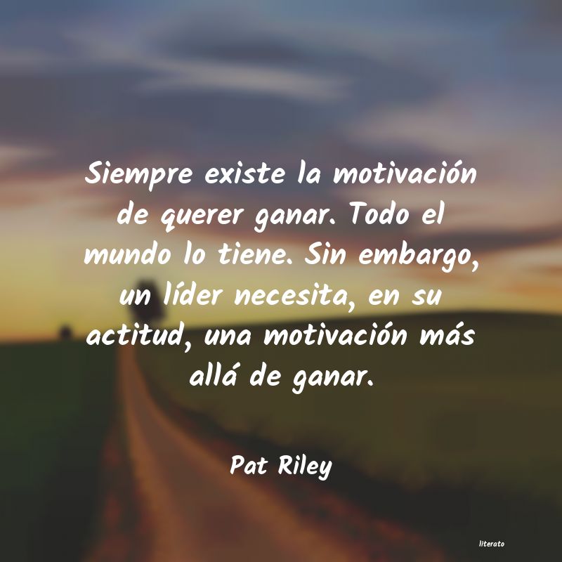 frases de Pat Riley