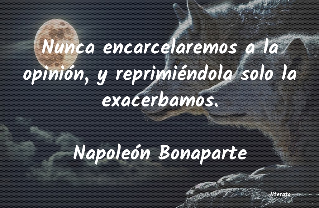 frases de Napoleón Bonaparte