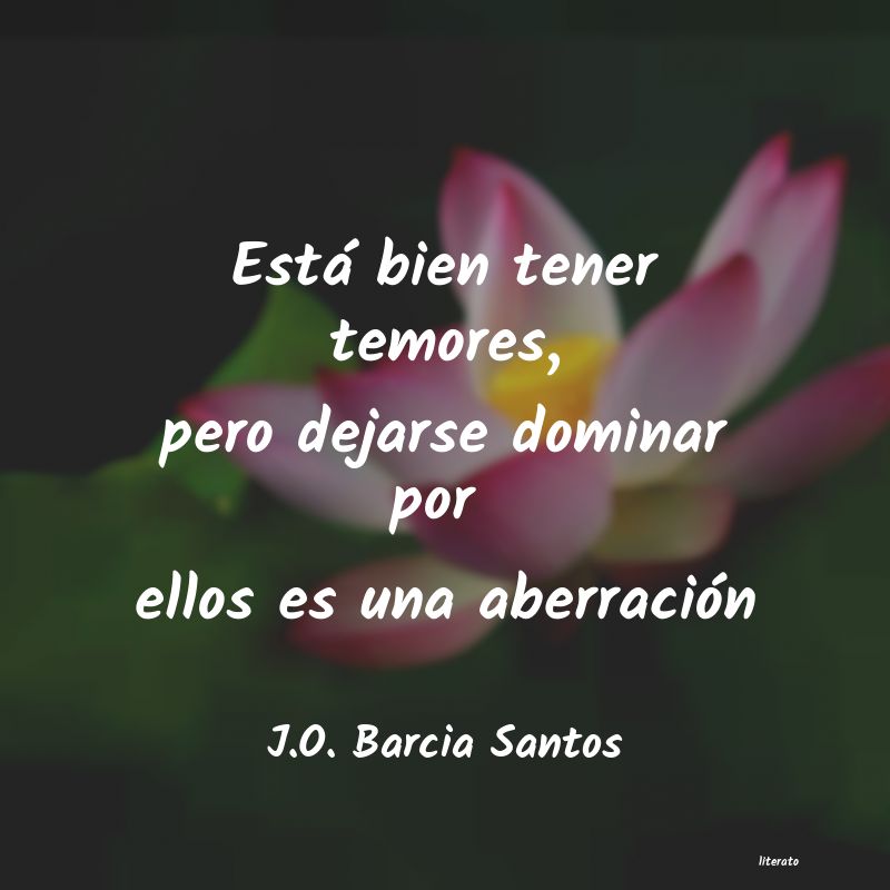frases de J.O. Barcia Santos