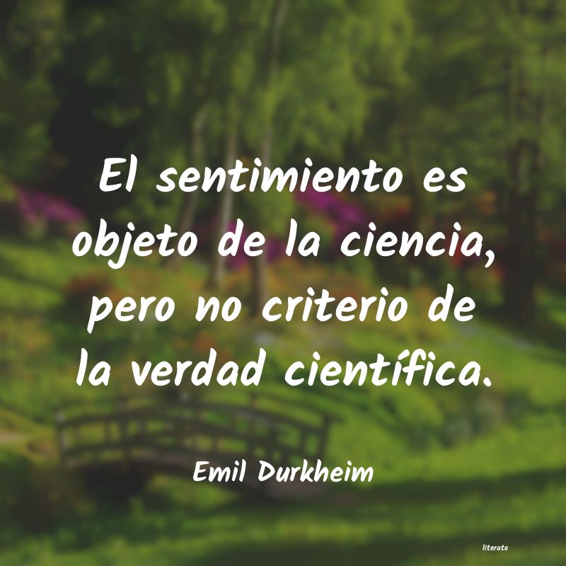 frases de Emil Durkheim