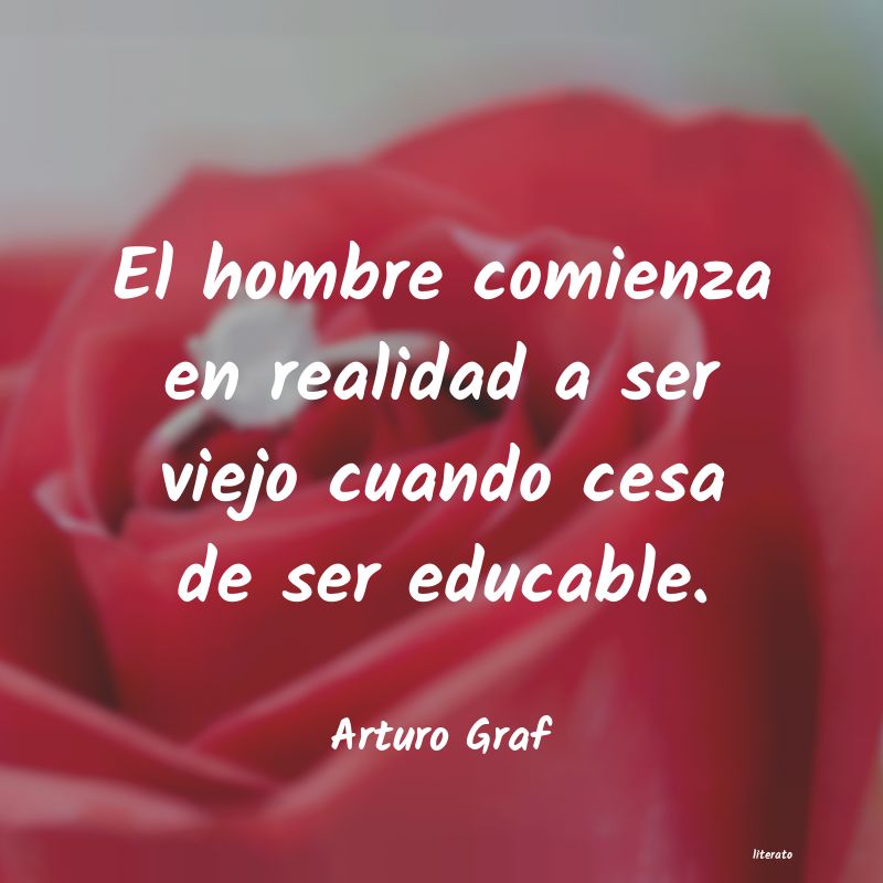 frases de Arturo Graf
