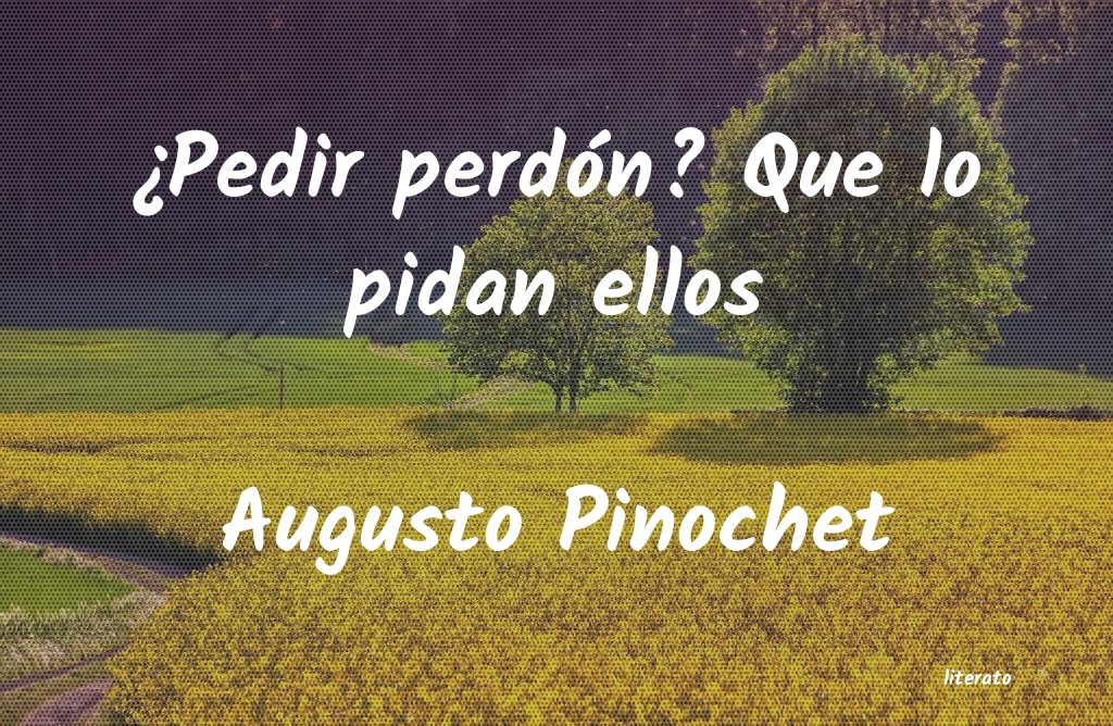 Frases de Augusto Pinochet