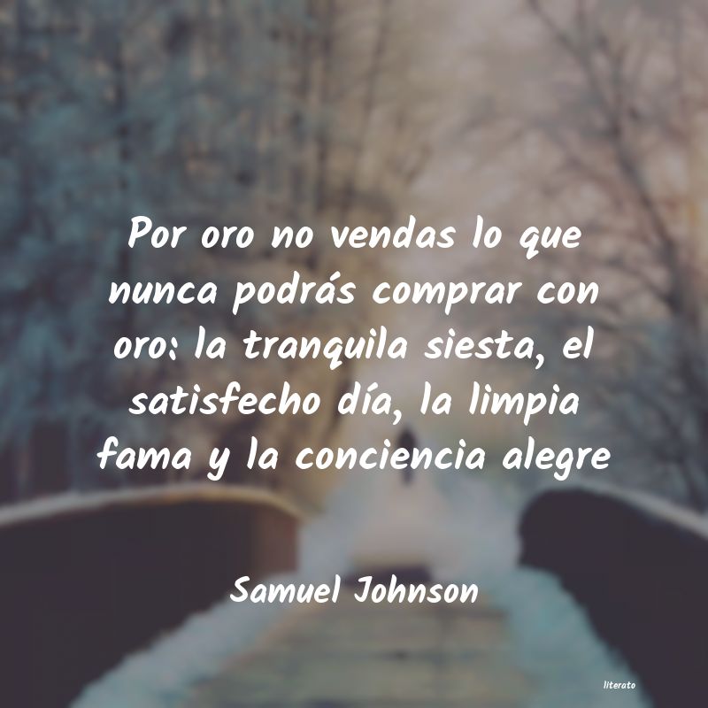 Frases de Samuel Johnson