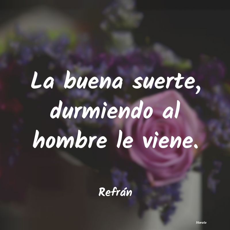frases de Refrán