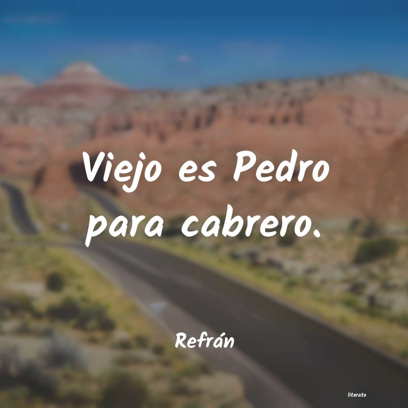 Frases de Refrán