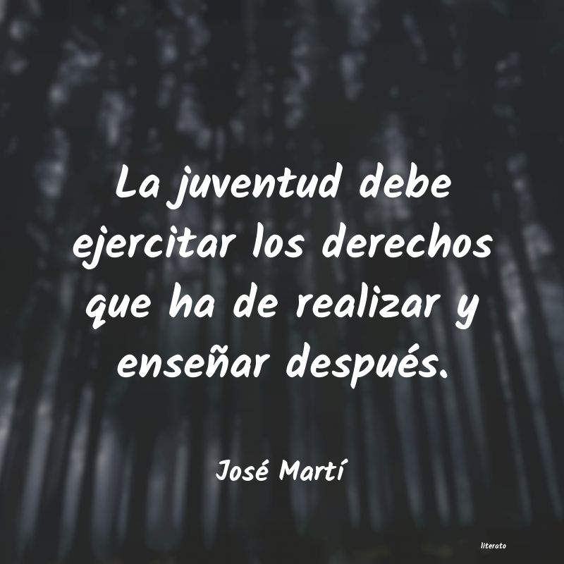 frases de José MartÃ