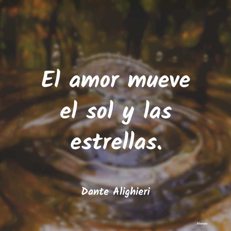 frases de Dante Alighieri