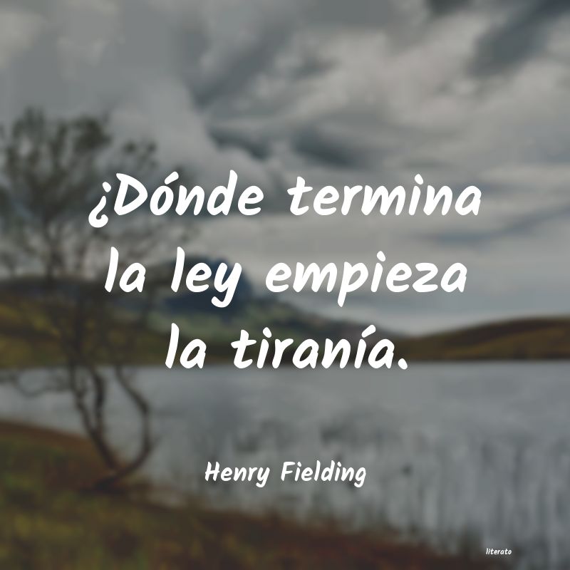 frases de Henry Fielding